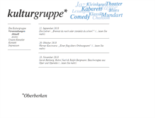 Tablet Screenshot of kulturgruppe-oberberken.de